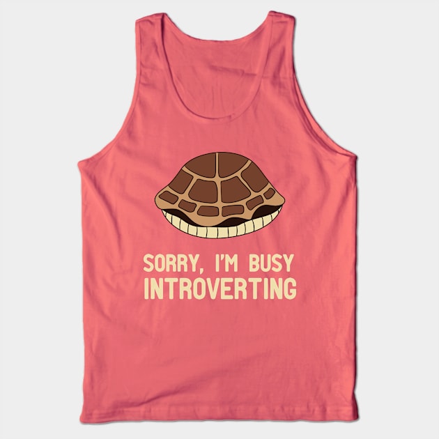 Busy Introverting Tank Top by krimons